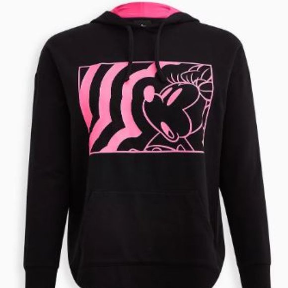 torrid Tops - TORRID MINNIE MOUSE DROP SHOULDER HOODIE TORRID 6 30W